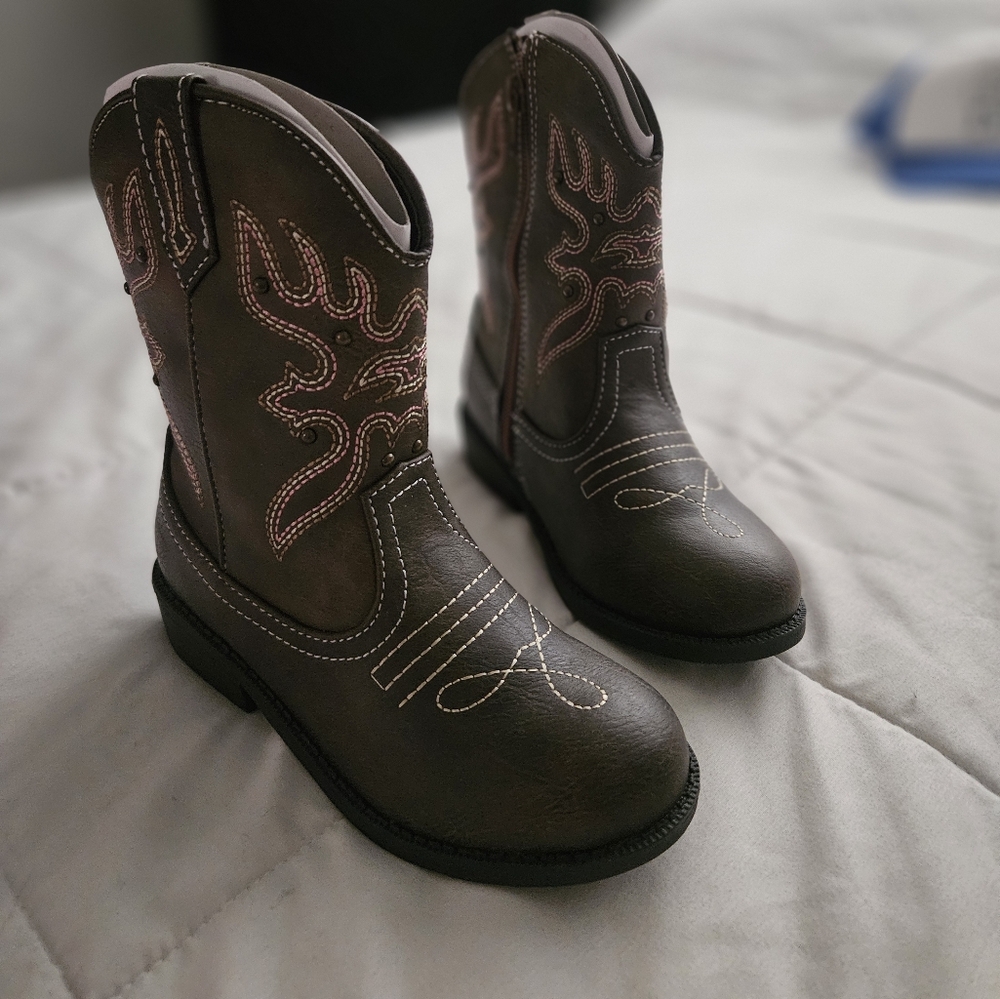 Girls cowboy boots toddler 11